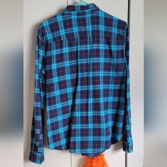 Plaid Hollister button-up - Picture 3 of 3